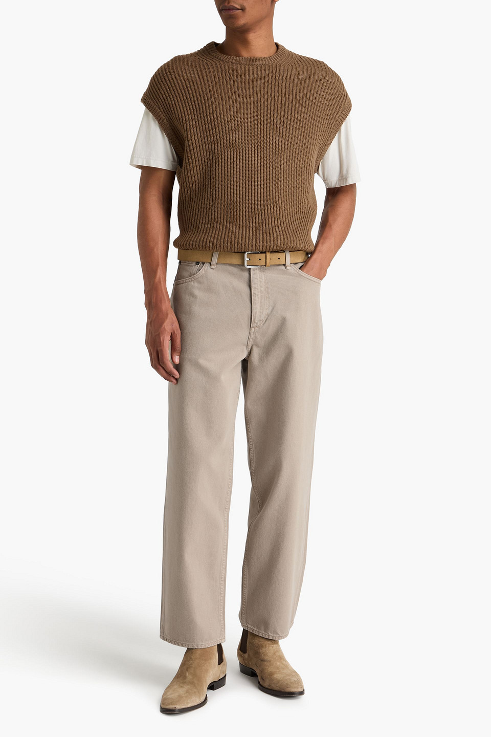  Rag & Bone - Rb Baggy Denim Jeans - Neutral - 33 