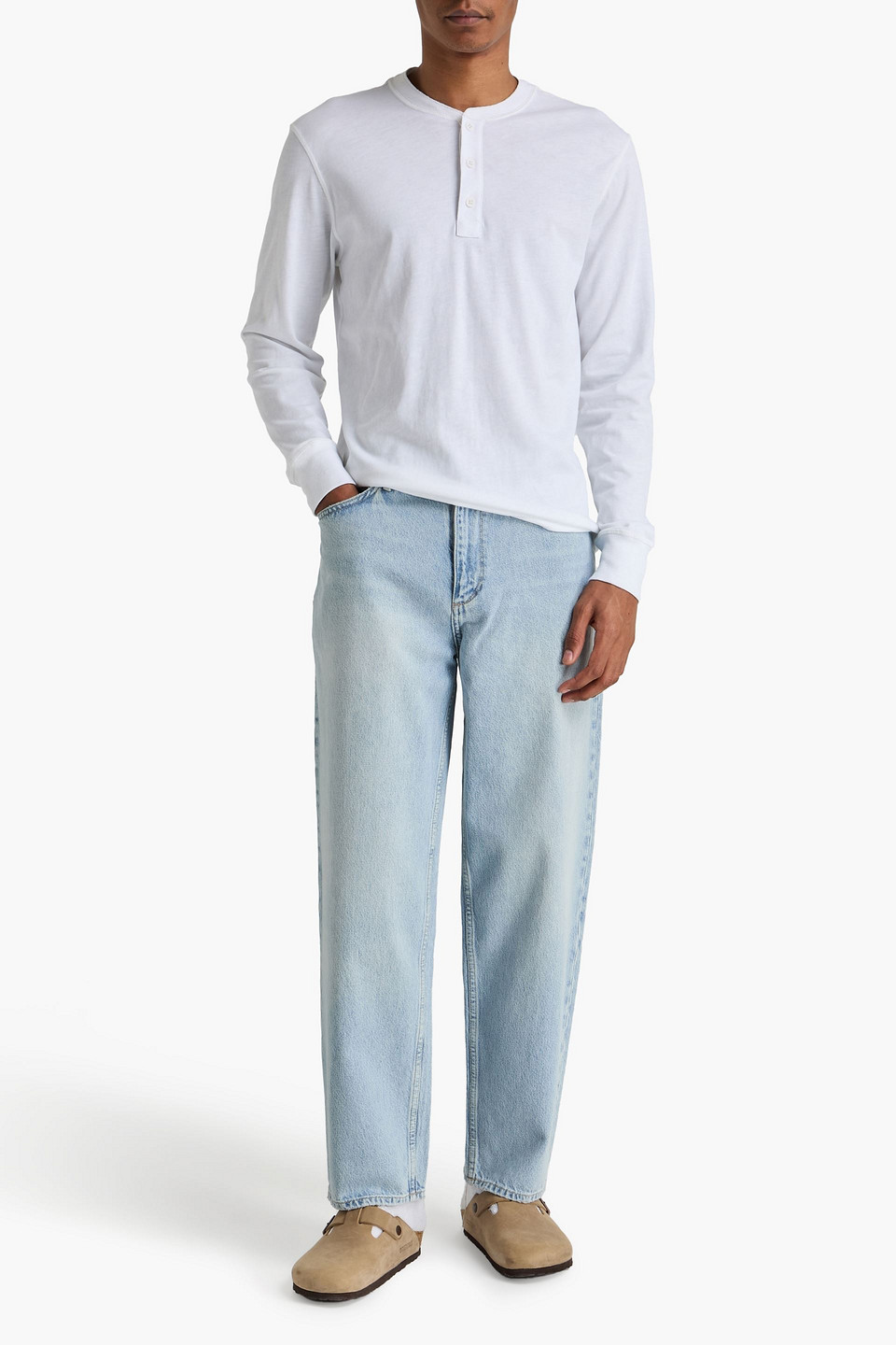  Rag & Bone - Rb Baggy Denim Jeans - Blue - 33 