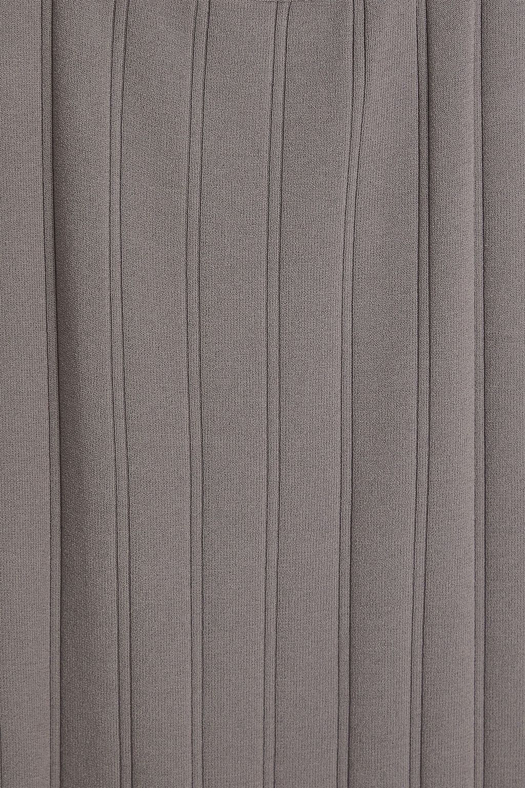 REMAIN BIRGER CHRISTENSEN فستان طويل من نسيج بحبكة مضلّعة