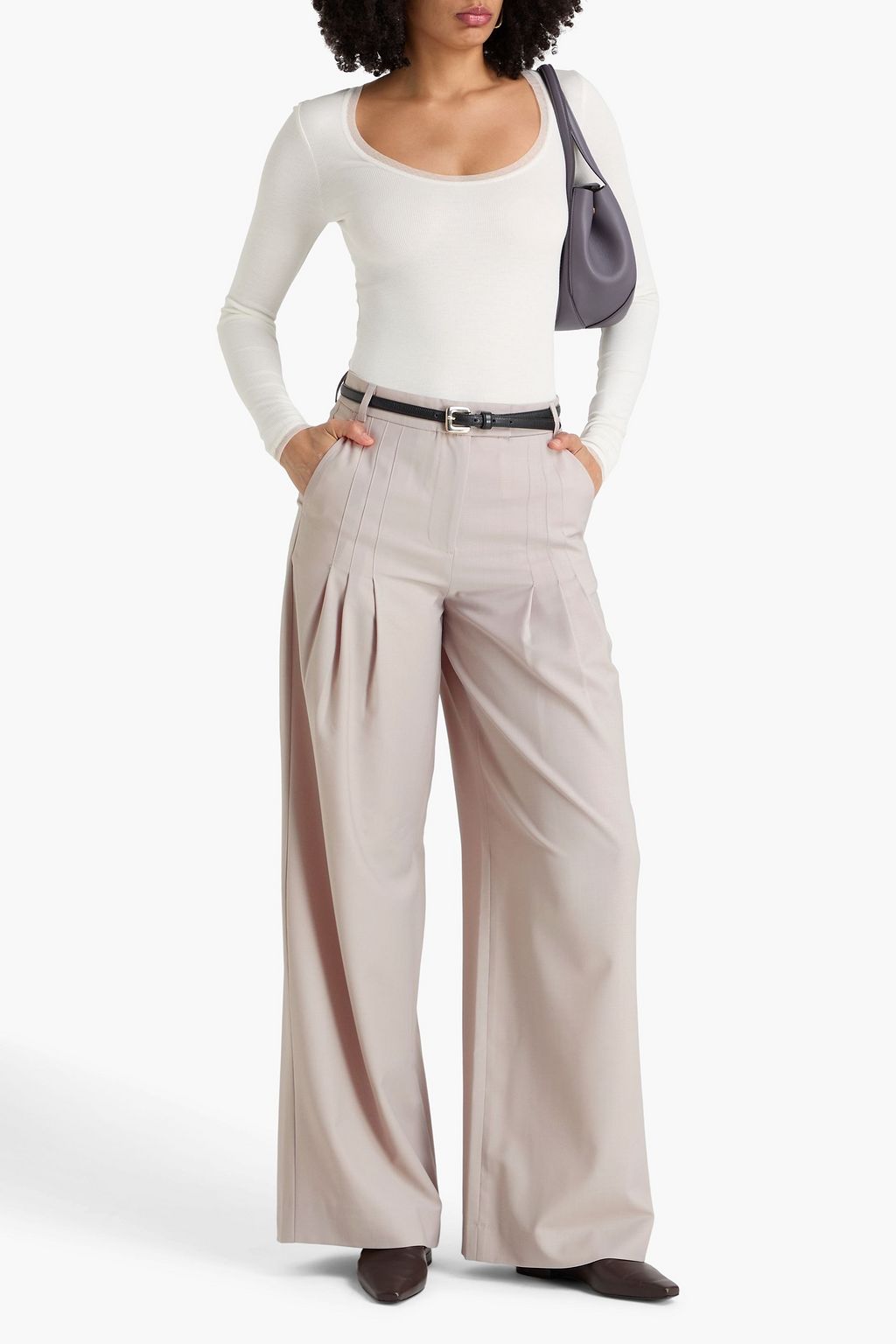 REMAIN BIRGER CHRISTENSEN Woven wide-leg pants
