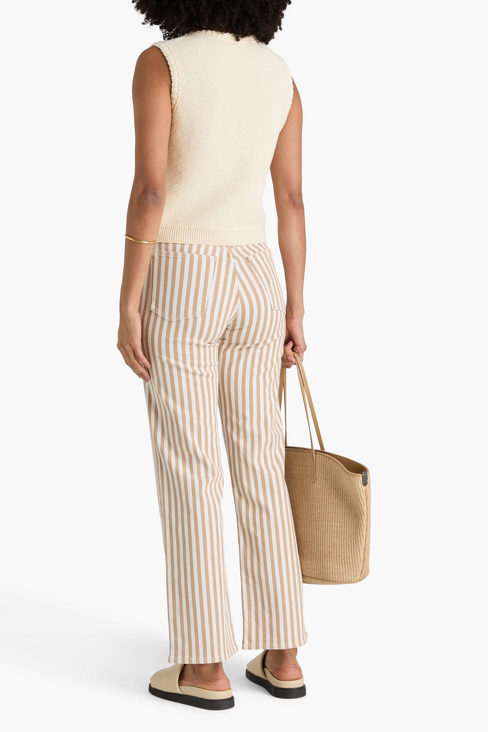  Rag & Bone - Weste „claire“ Aus Jacquard-strick Aus Einer Baumwollmischung - Weiß - Xs 
