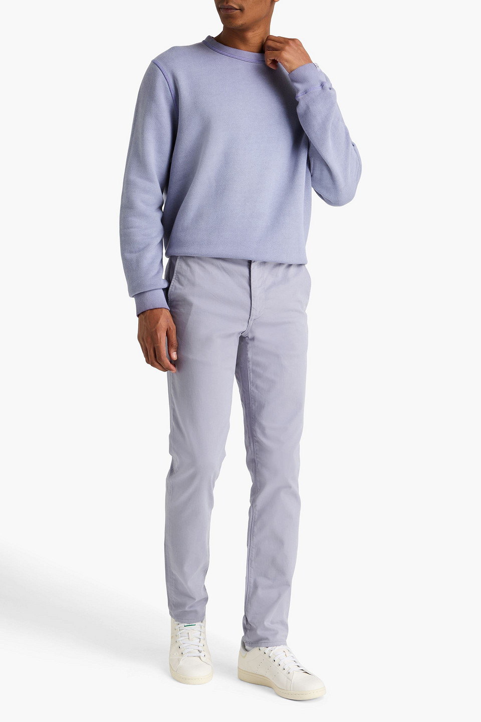  Rag & Bone - Sweatshirt „damon“ Aus Frottee Aus Einer Baumwollmischung - Lila - Xs 