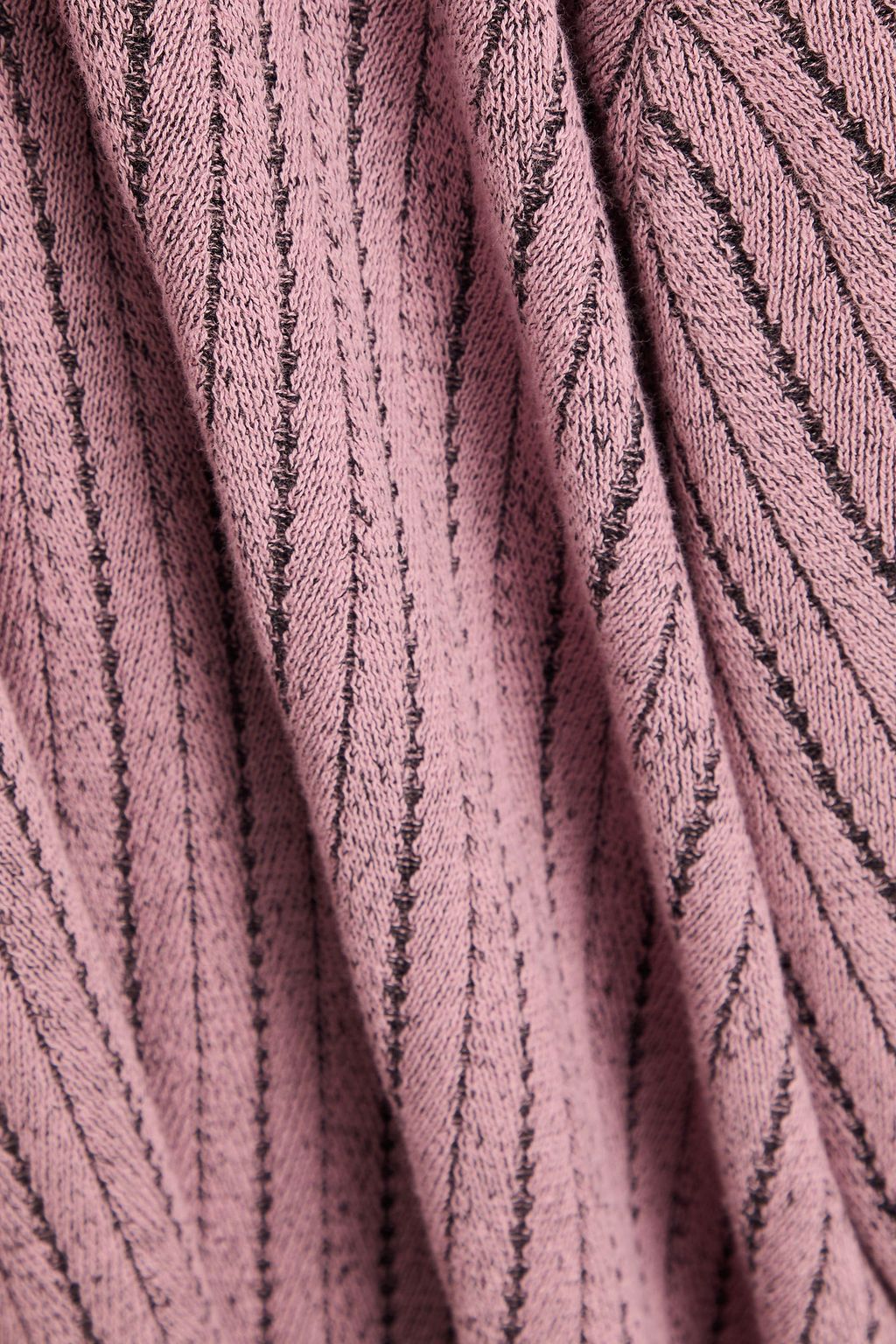 RAG & BONE Harvey ribbed cotton-blend polo shirt