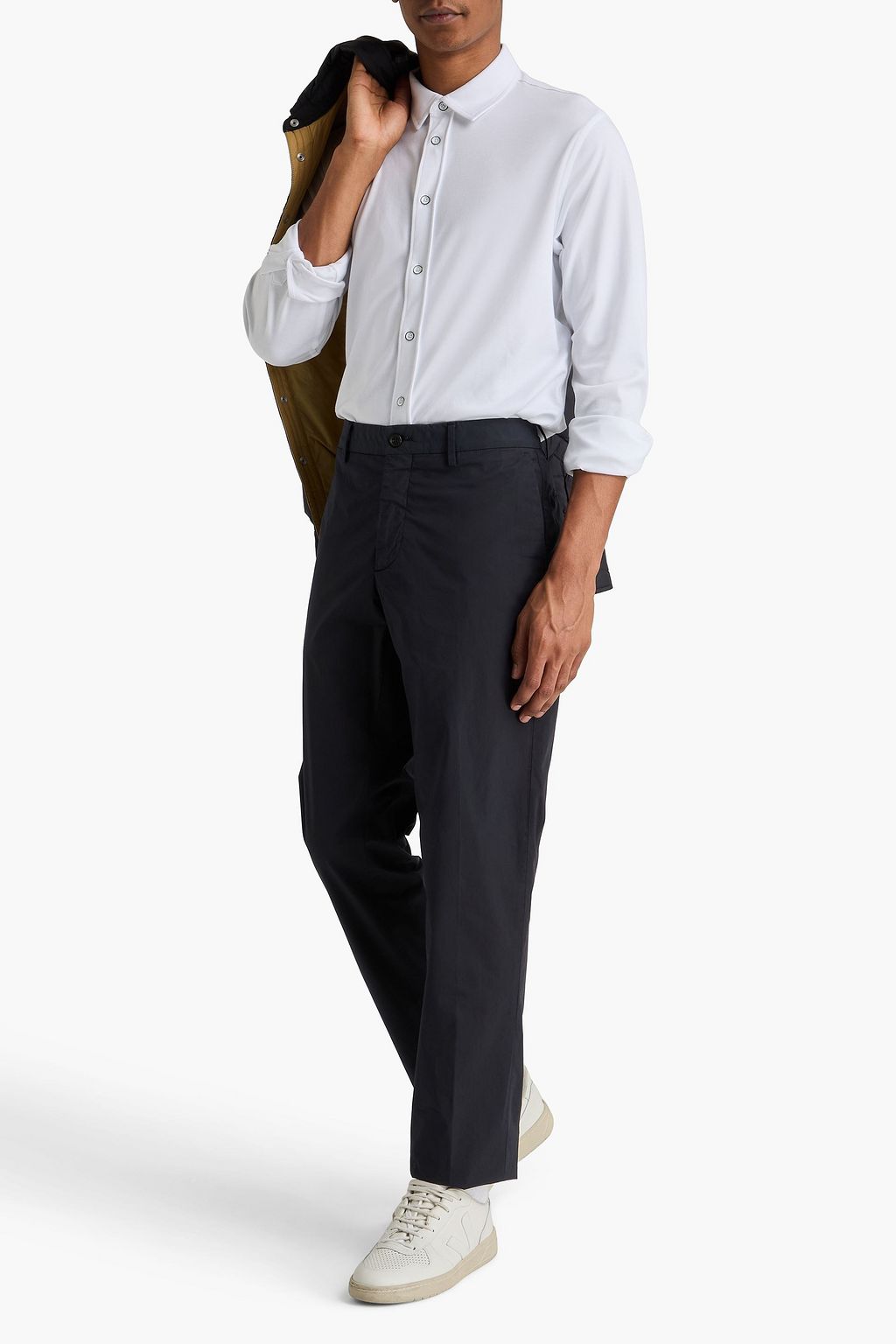 RAG & BONE Pima cotton-jersey shirt