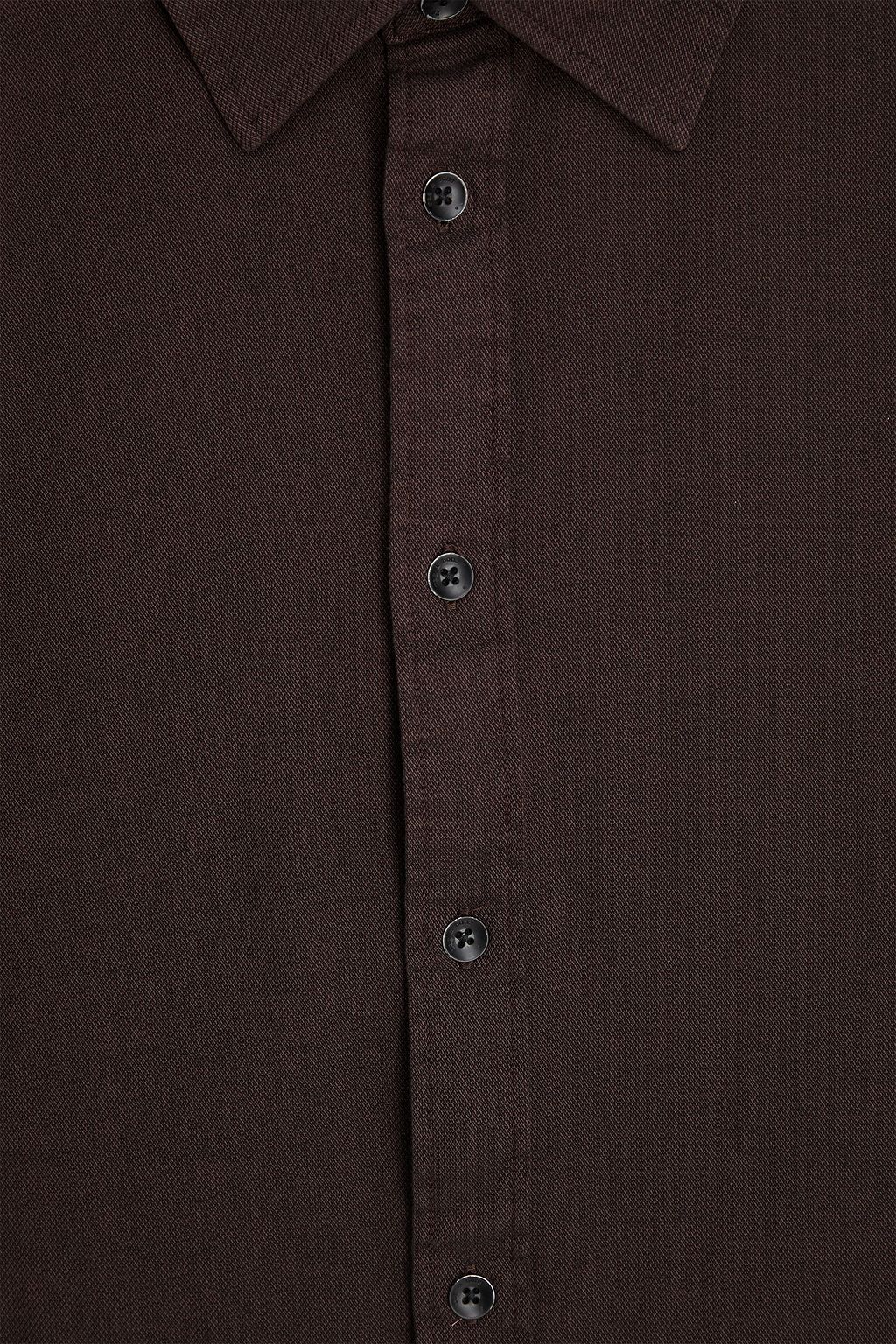 RAG & BONE Tomlin cotton-blend piqué shirt