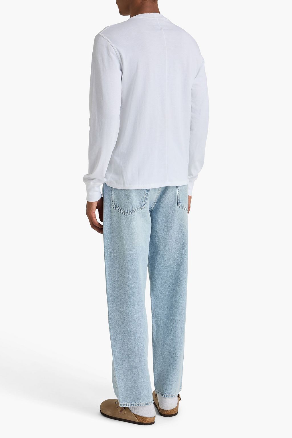 RAG & BONE Cotton-jersey Henley T-shirt