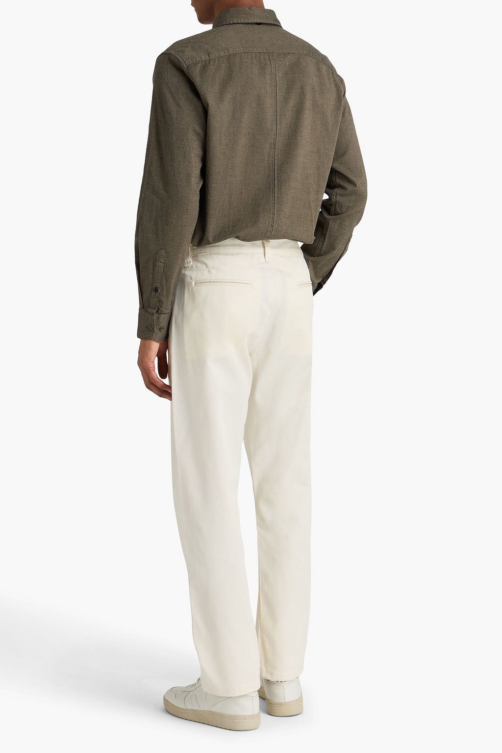 RAG & BONE Tomlin cotton-blend piqué shirt