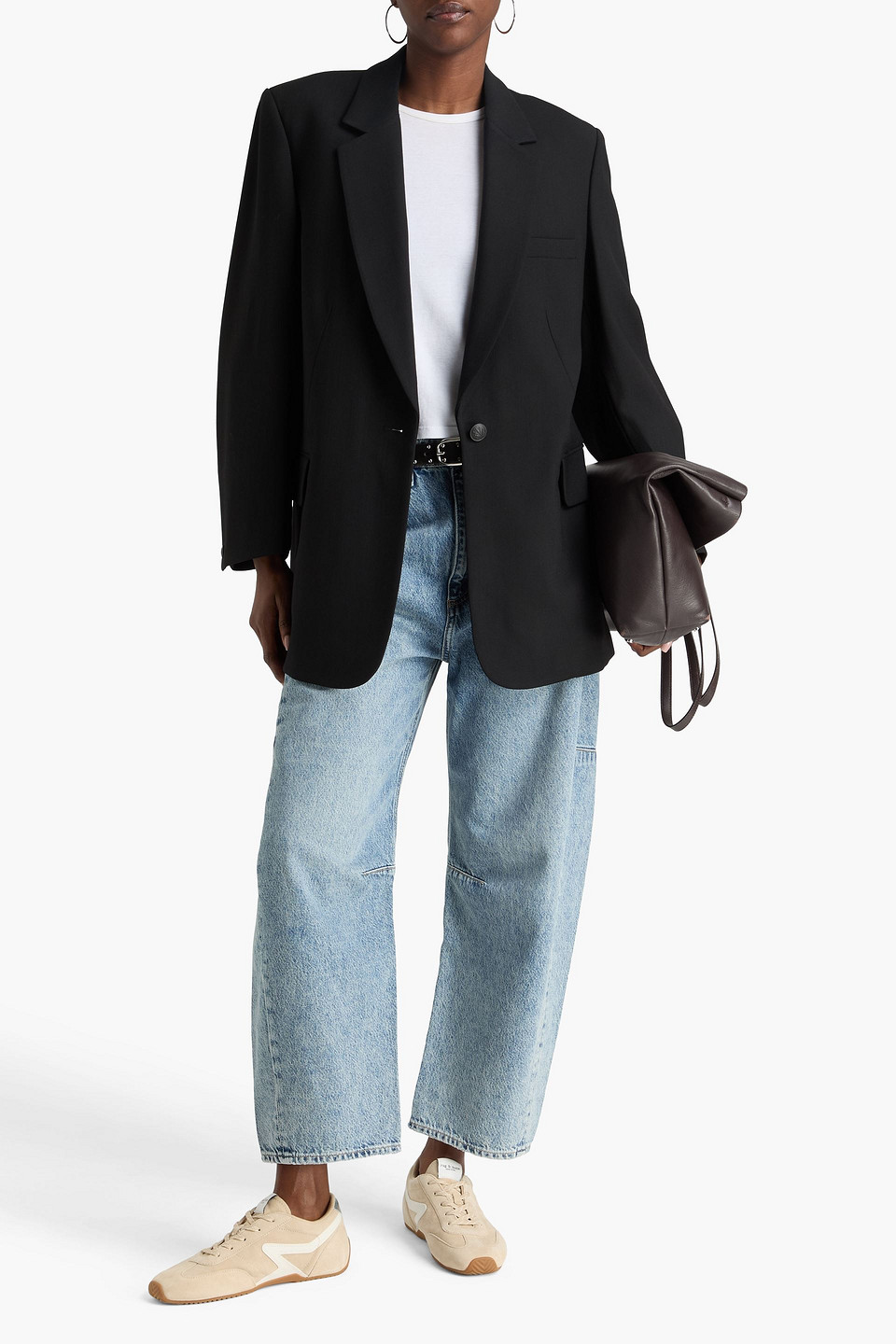  Rag & Bone - Suzanne Crepe Blazer - Black - Us 2 