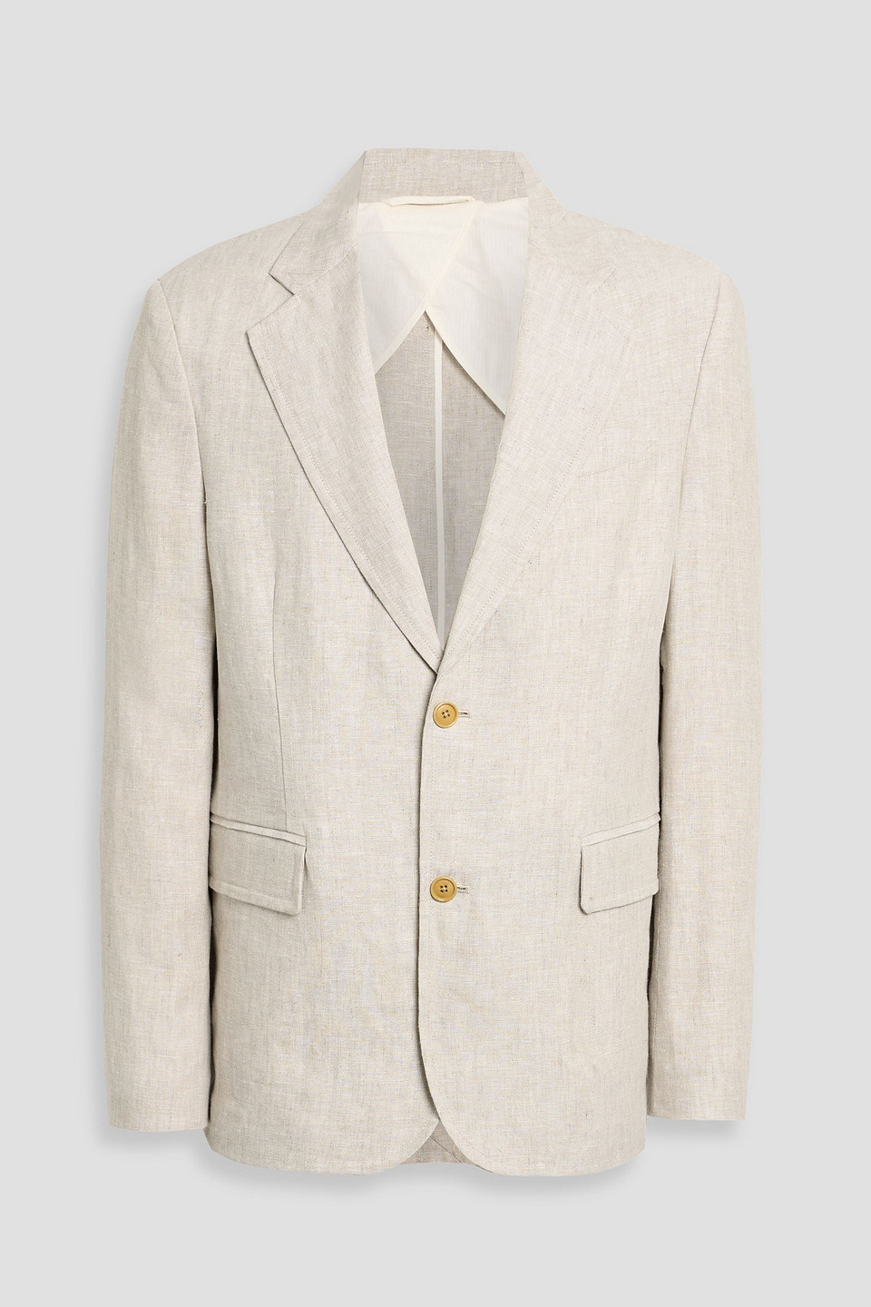 Alex Mill Cooper Linen Blazer In Gold