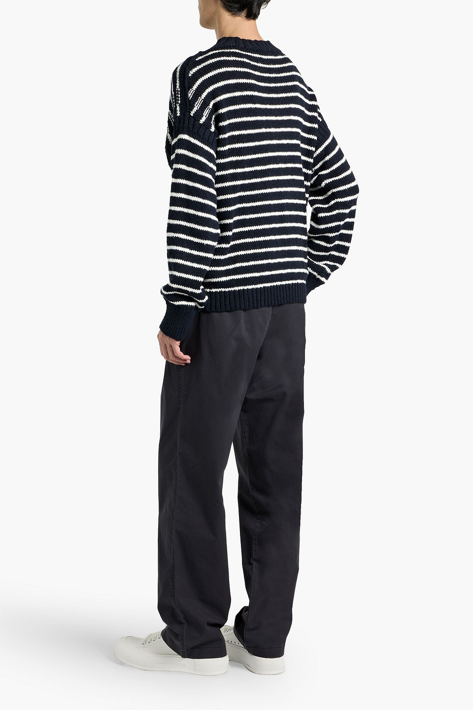 Alex Mill Miller Cotton-twill Chinos In Black