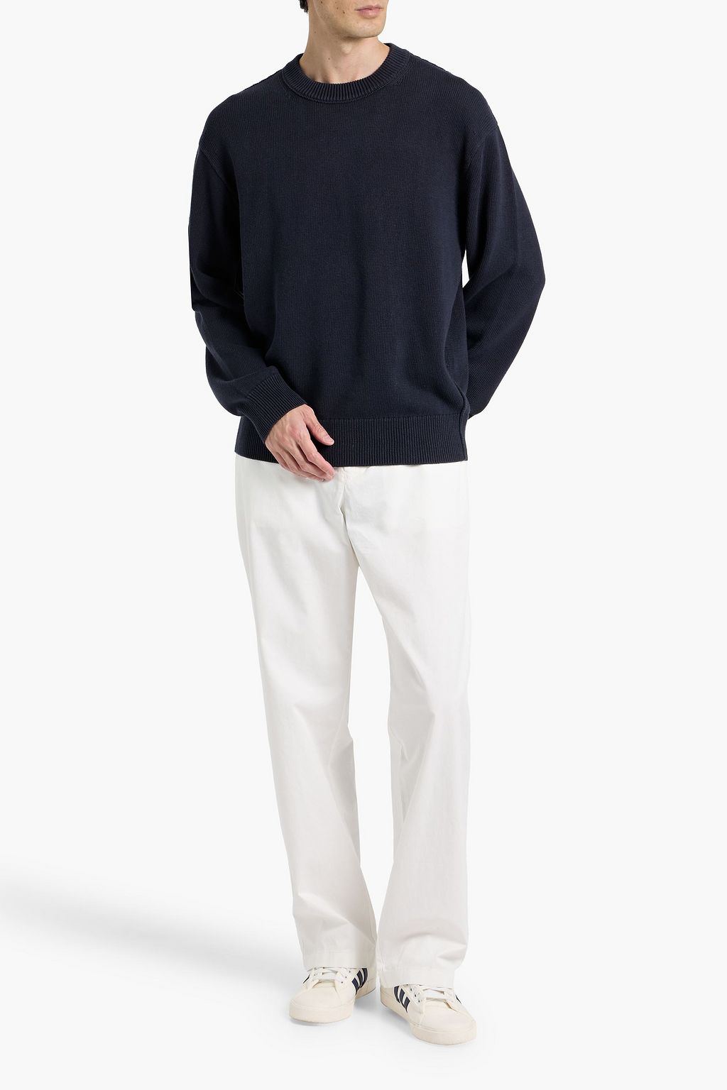 ALEX MILL Gabriel cotton and linen-blend sweater