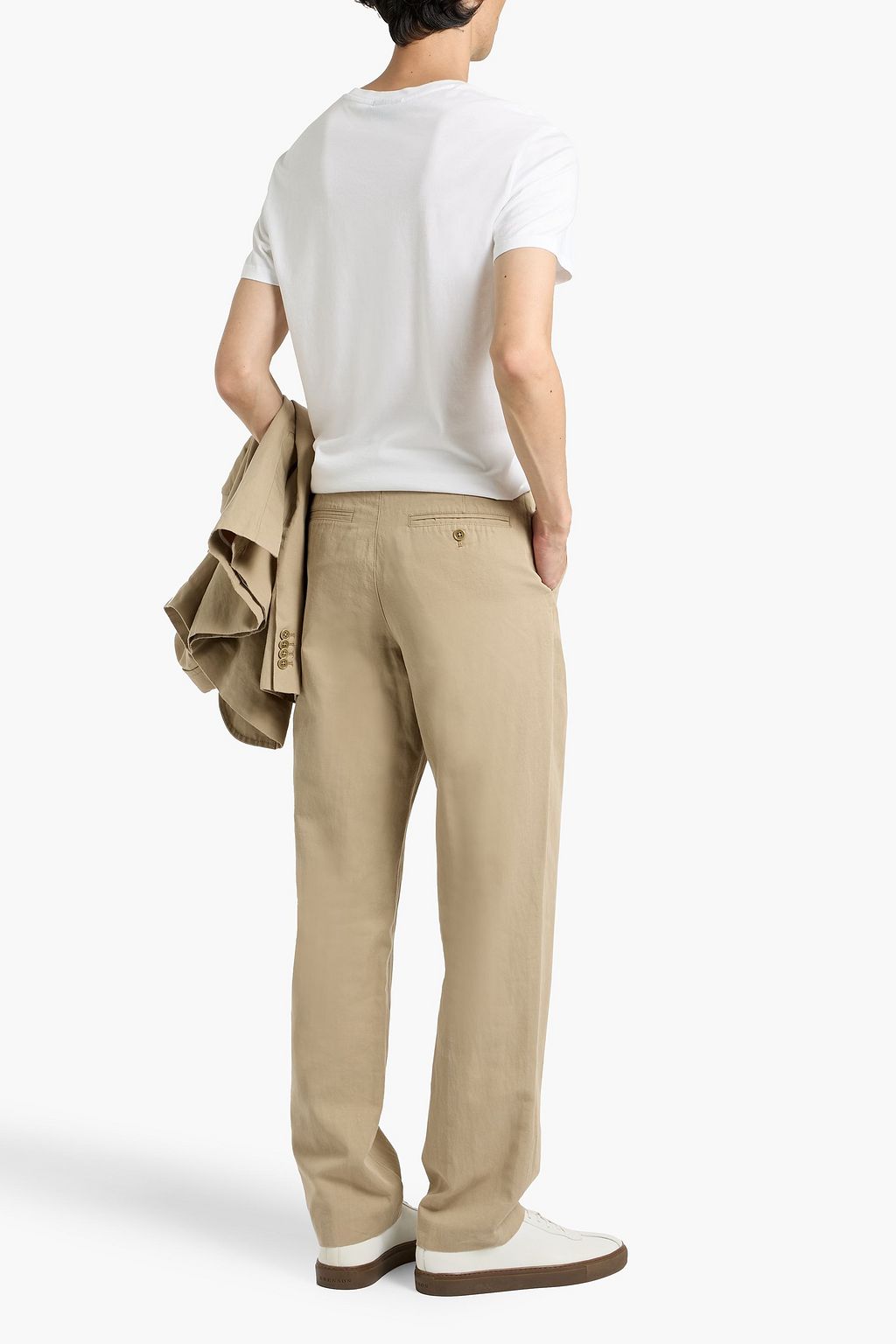 ALEX MILL Cooper cotton and linen-blend twill pants