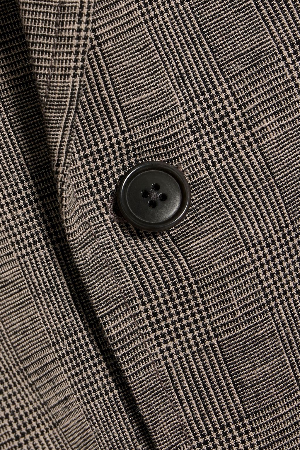 ALEX MILL Cooper Prince of Wales checked linen and cotton-blend blazer