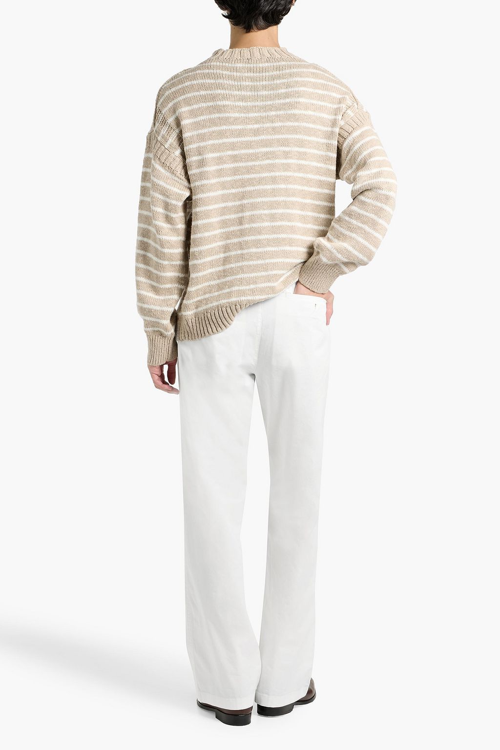 ALEX MILL Harbor striped cotton sweater