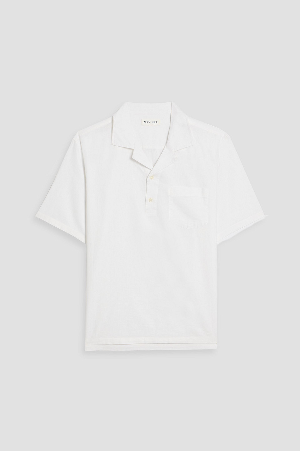 alex mill - som linen and cotton-blend shirt - white - s