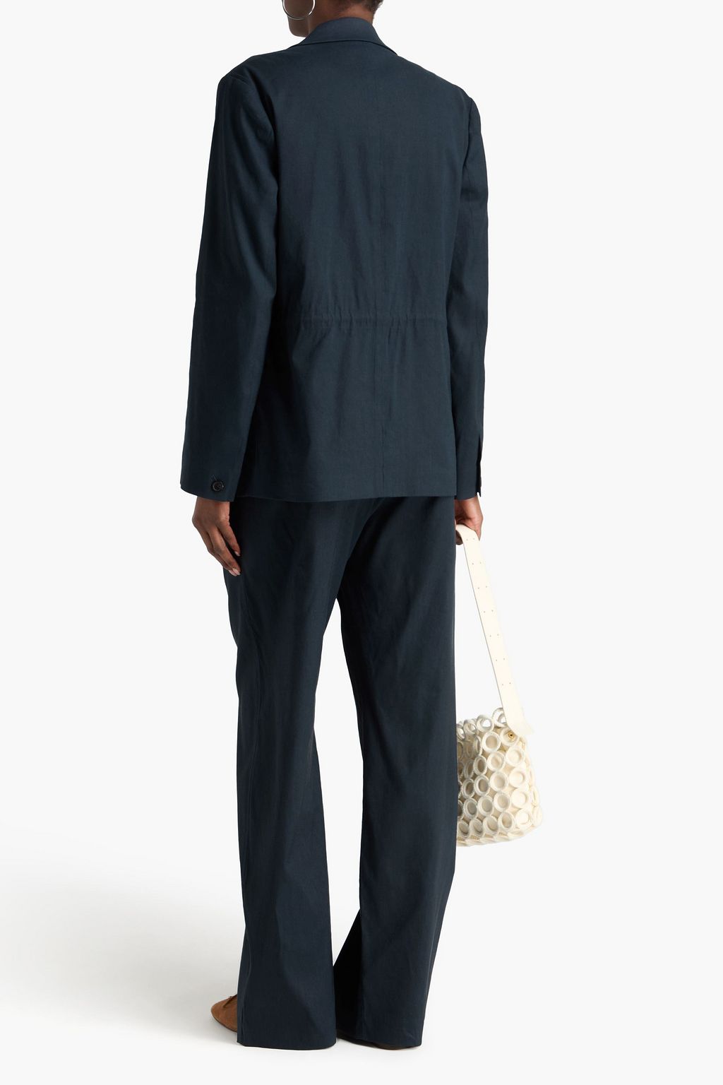 RAG & BONE بليزر "سبينسر" من الكريب المصنوع من مزيج الكتان