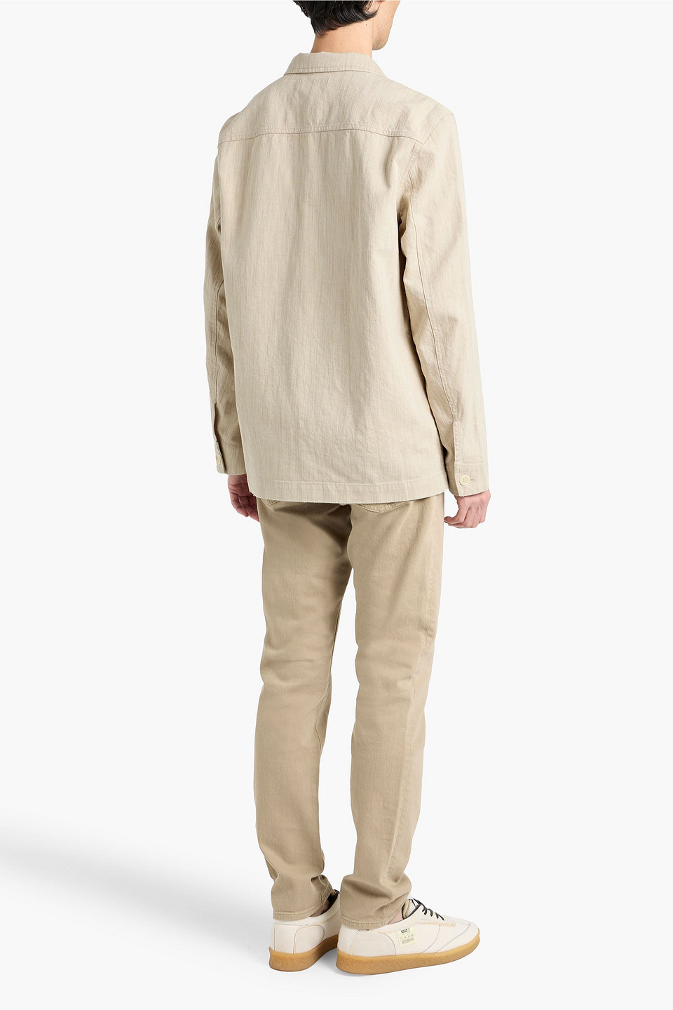 Alex Mill Arthur Cotton, Linen And Lyocell-blend Twill Jacket In White