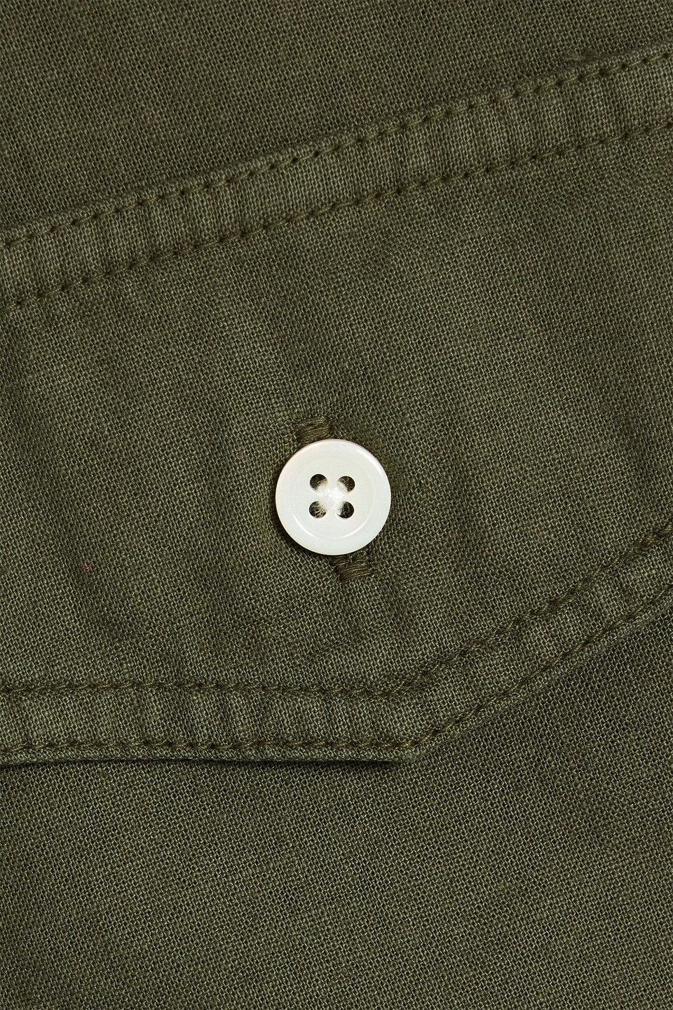 Alex Mill Carter Linen And Cotton-blend Polo Shirt In Green