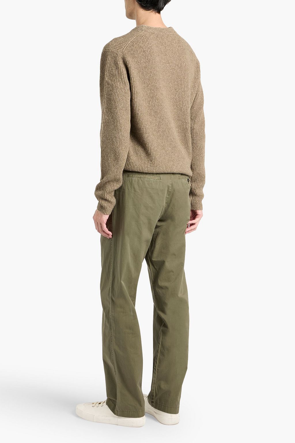 ALEX MILL Jordan marled ribbed cashmere sweater