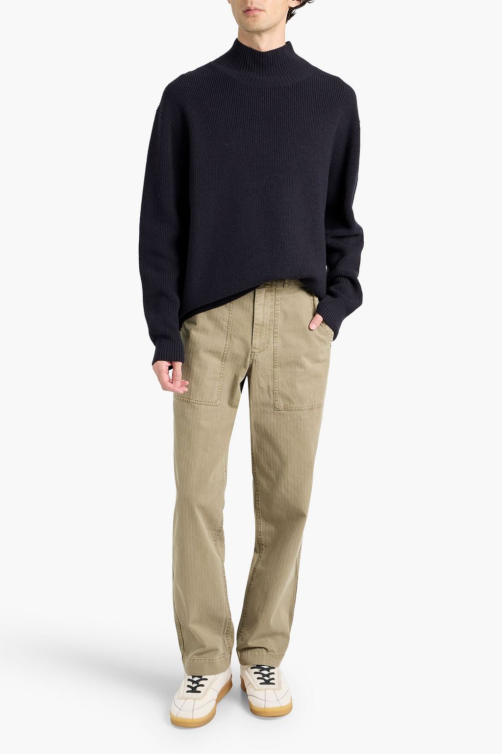 ALEX MILL Field herringbone cotton pants