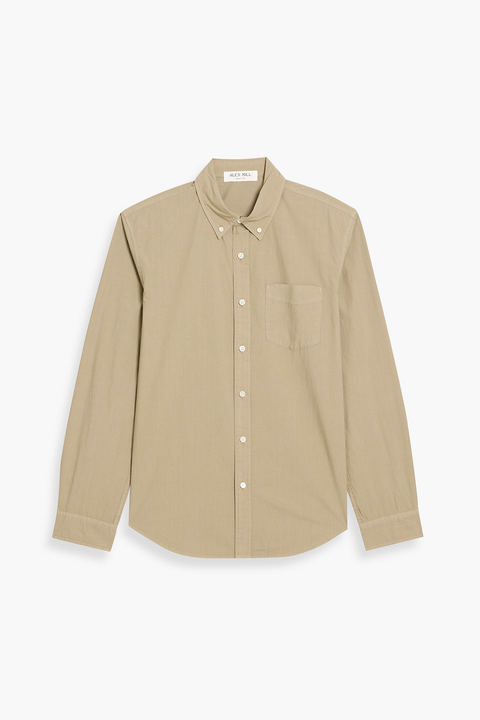 Alex Mill Mill Cotton-poplin Shirt In Brown