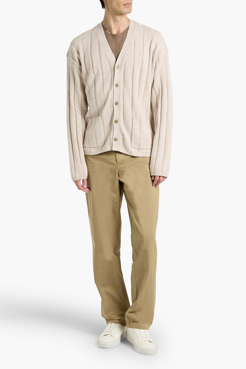 Alex Mill Miller Cotton-twill Chinos In Brown