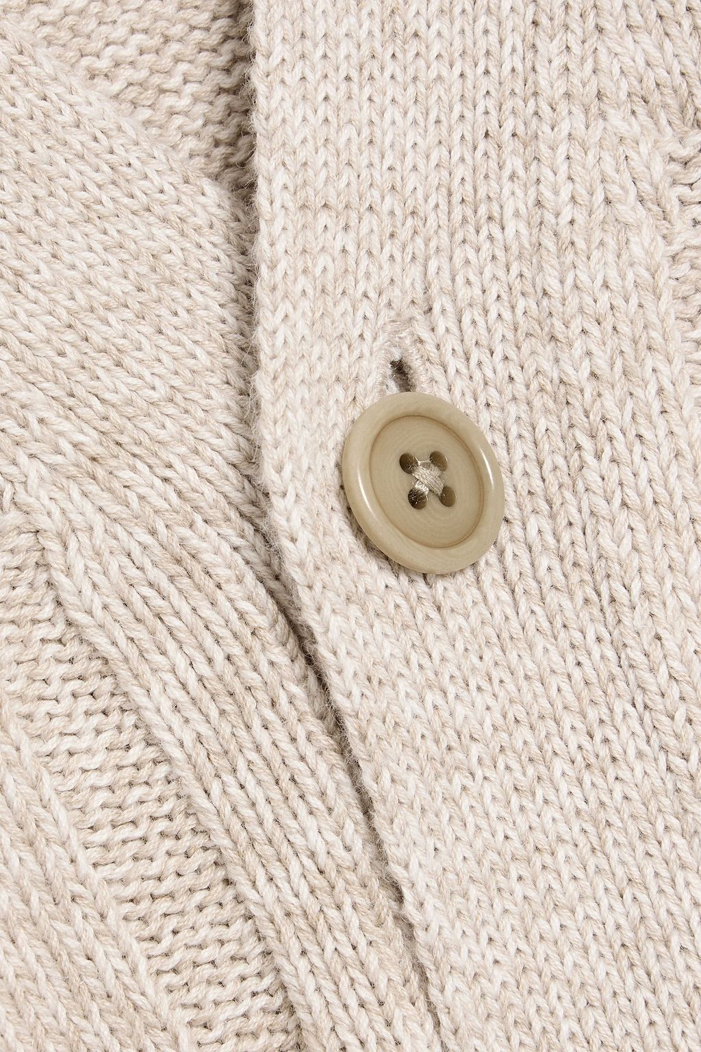 ALEX MILL James ribbed cotton and linen-blend cardigan