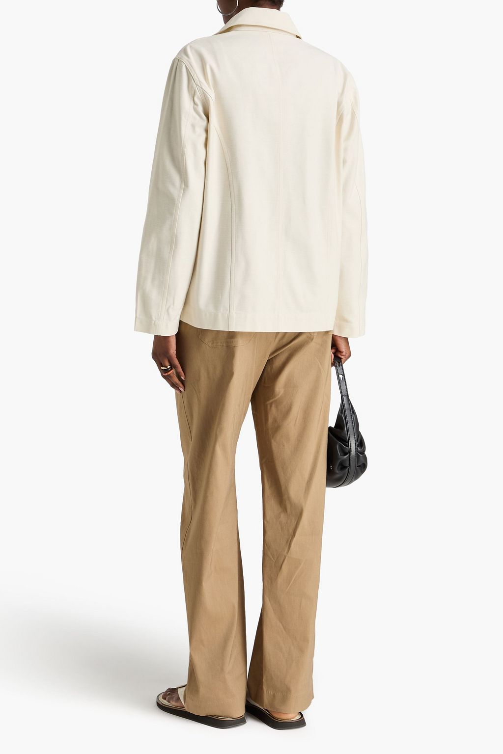 RAG & BONE Savannah cotton-crepe jacket