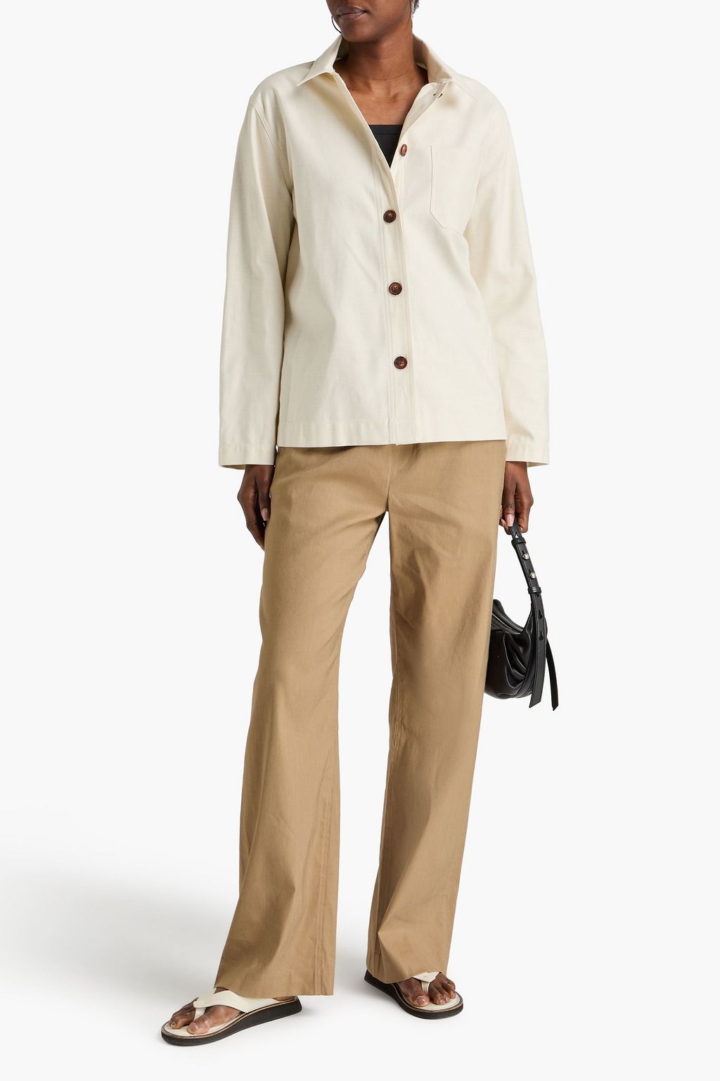 RAG & BONE Savannah cotton-crepe jacket
