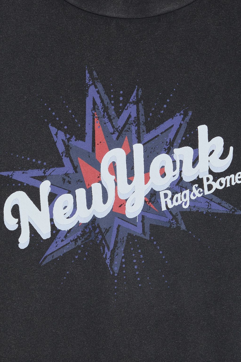 RAG & BONE تي شيرت من قطن جيرسي بطبعات