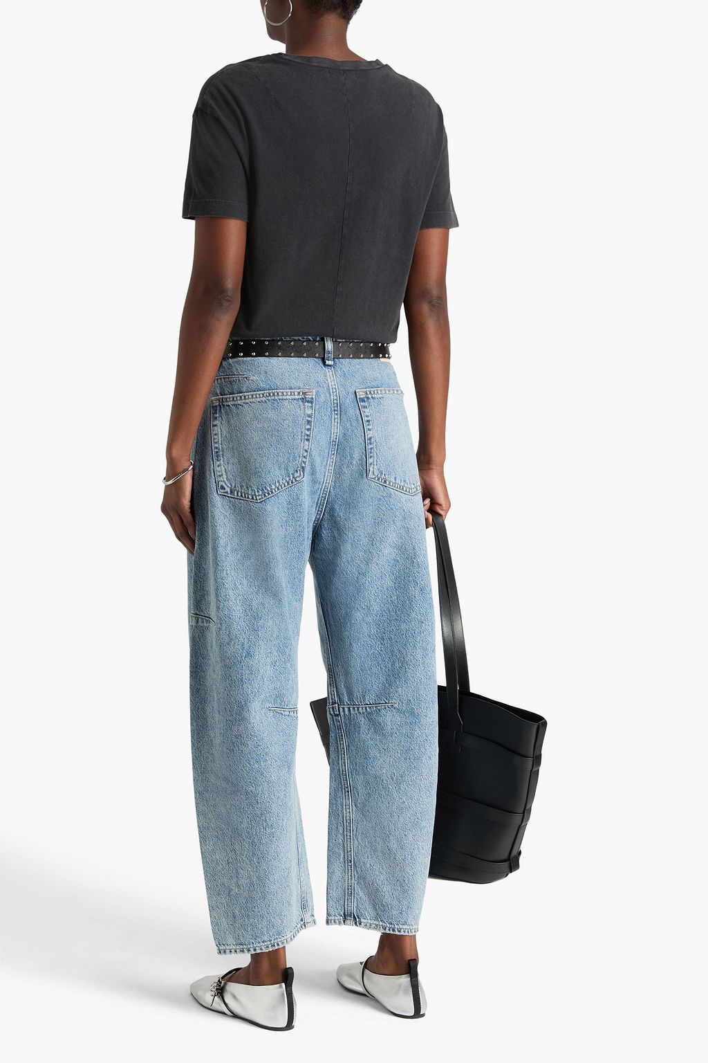 RAG & BONE تي شيرت من قطن جيرسي بطبعات