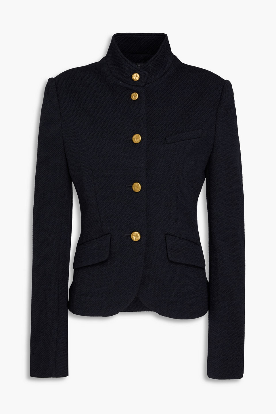 Rag & Bone Slade Jersey Jacket In Blue