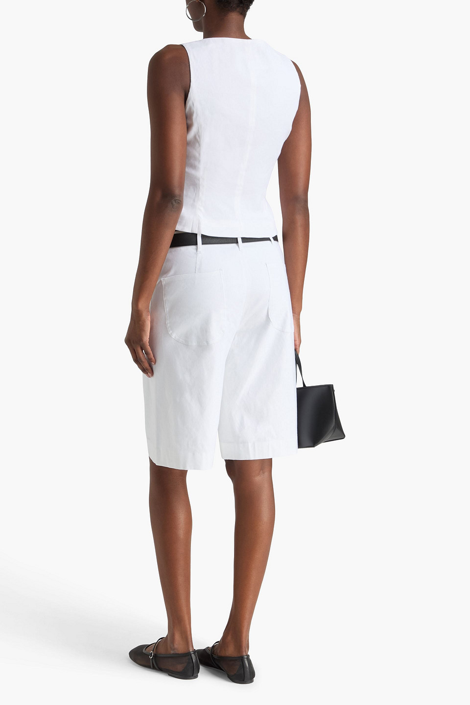  Rag & Bone - Weste „mariana“ Aus Einer Leinenmischung - Weiß - Us 0 