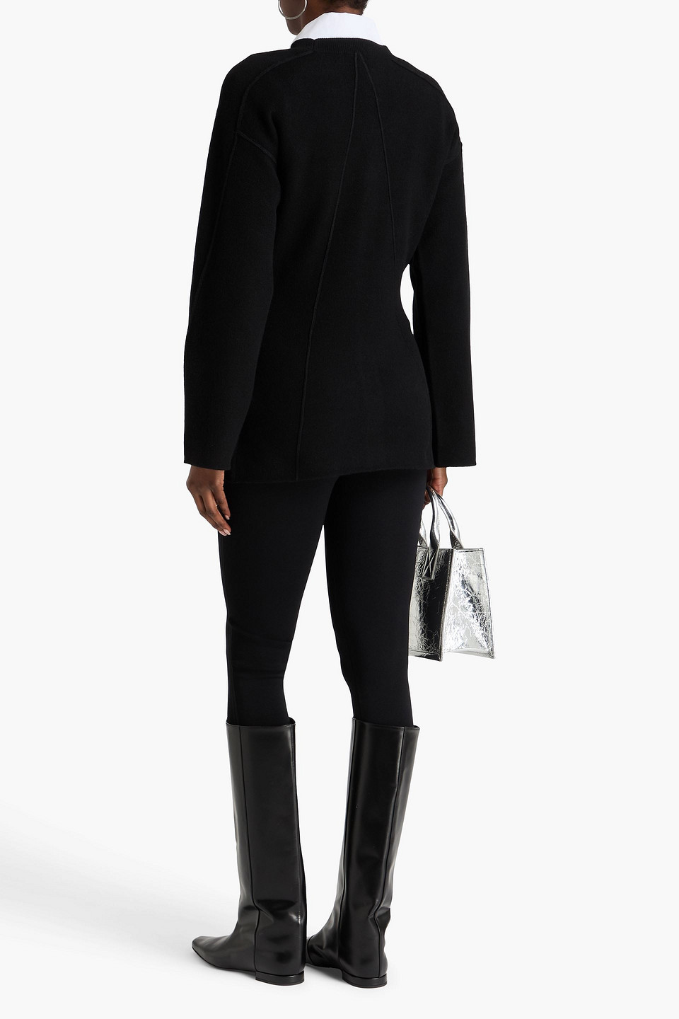  Rag & Bone - Cardigan „bridget“ Aus Einer Wollmischung - Schwarz - Xxs 