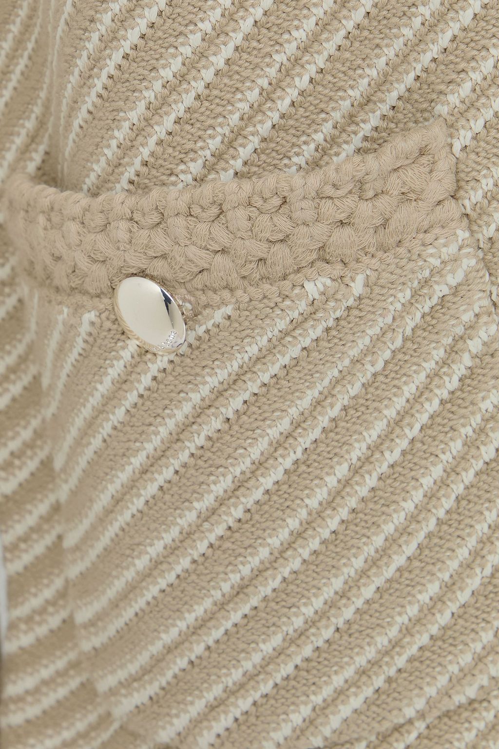 RAG & BONE كارديغان "كلير" من مزيج من القطن بحبكة الجاكار