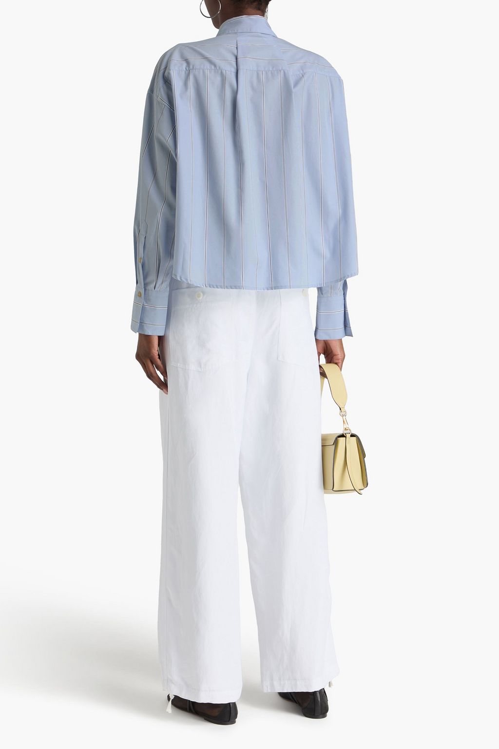 RAG & BONE コットンポプリン シャツ ストライプ