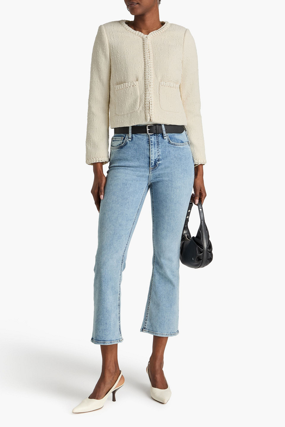  Rag & Bone - Cheyenne Tweed Jacket - White - Us 2 
