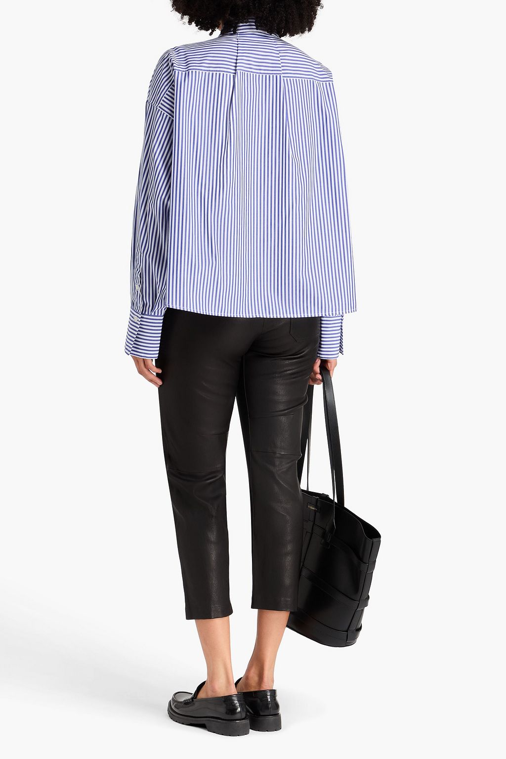 RAG & BONE コットンポプリン シャツ ストライプ