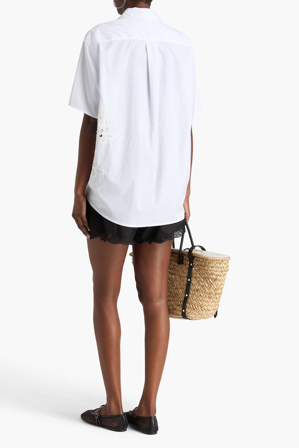  Rag & Bone - Amy Embroidered Cotton-poplin Shirt - White - Xs 