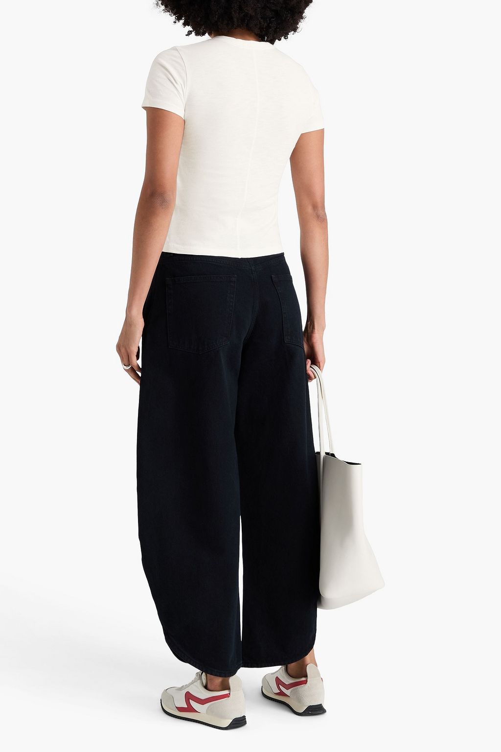 RAG & BONE تي شيرت من قطن بيما والجيرسي بطبعات