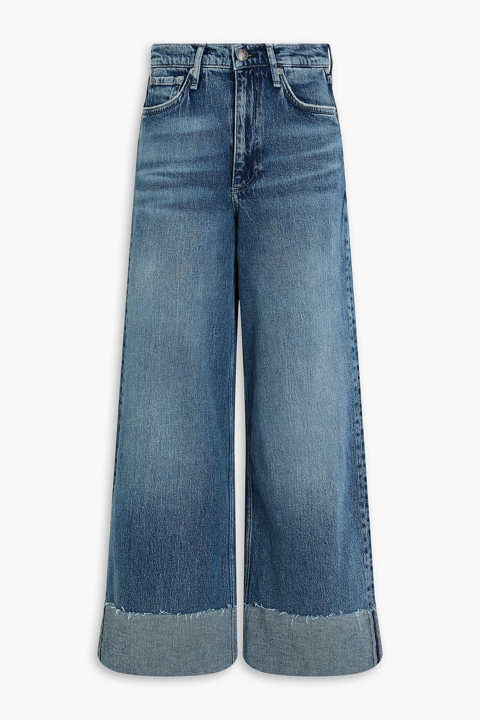 Rag & Bone Sofie High-rise Wide-leg Jeans In Blue