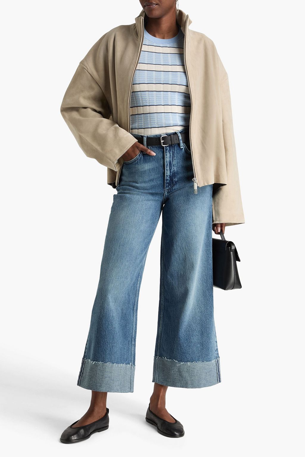 RAG & BONE Sofie high-rise wide-leg jeans