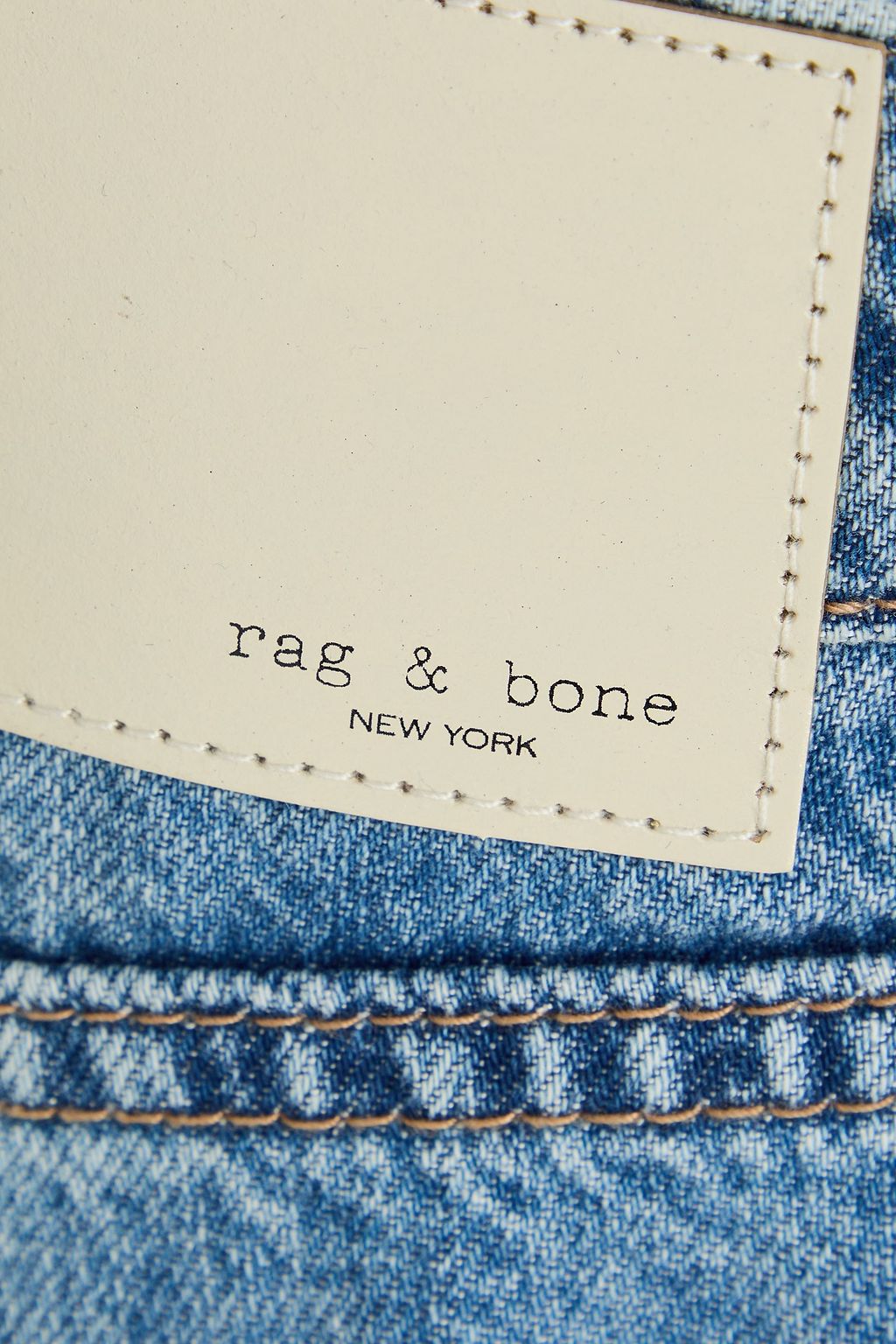 RAG & BONE Logan faded mid-rise wide-leg jeans