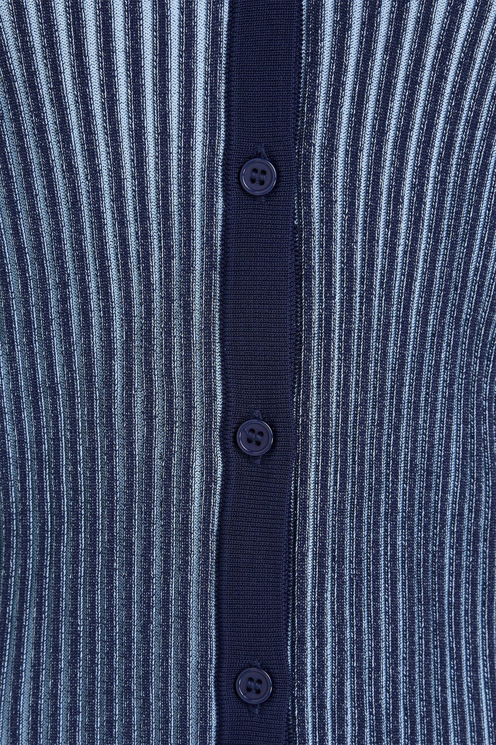 STAUD Cargo ribbed-knit cardigan