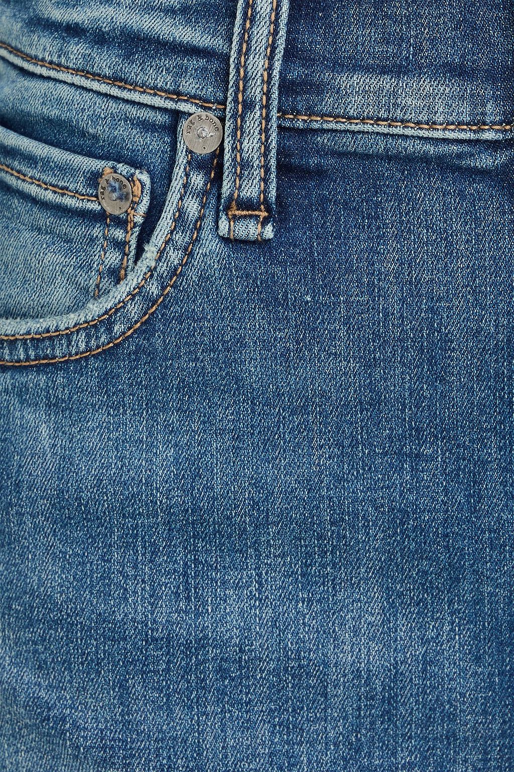 RAG & BONE Sofie faded high-rise wide-leg jeans