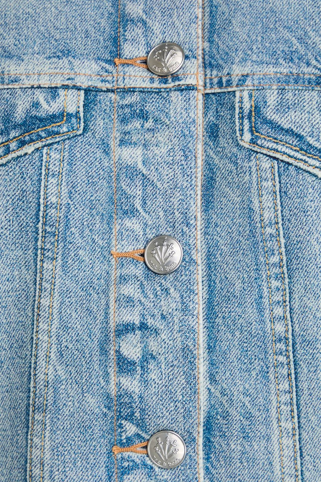 RAG & BONE جاكيت "ميرامار كورا" من قماش بونتي بطبعات