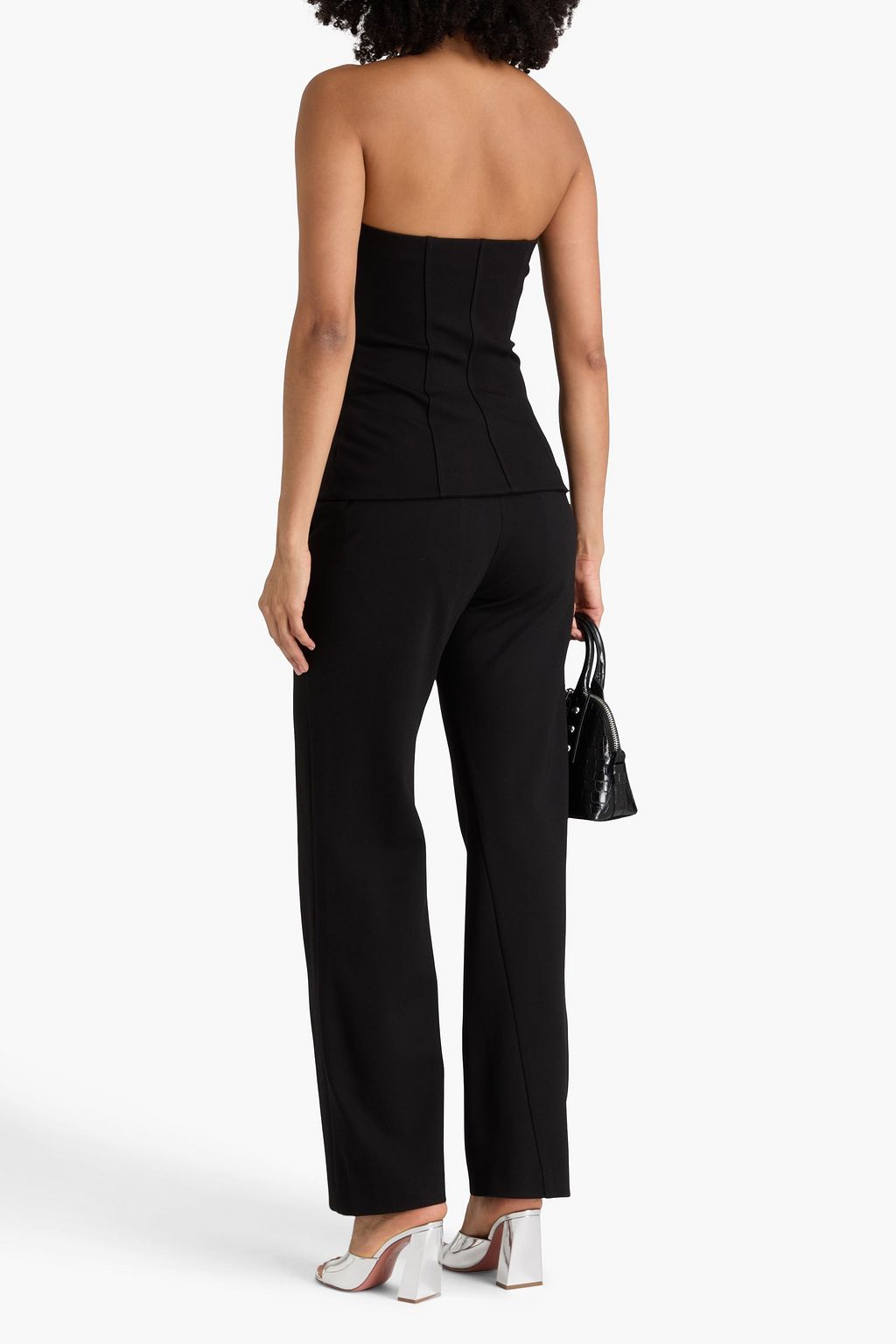 RAG & BONE ジャージー ストラップレストップス ファスナー付き