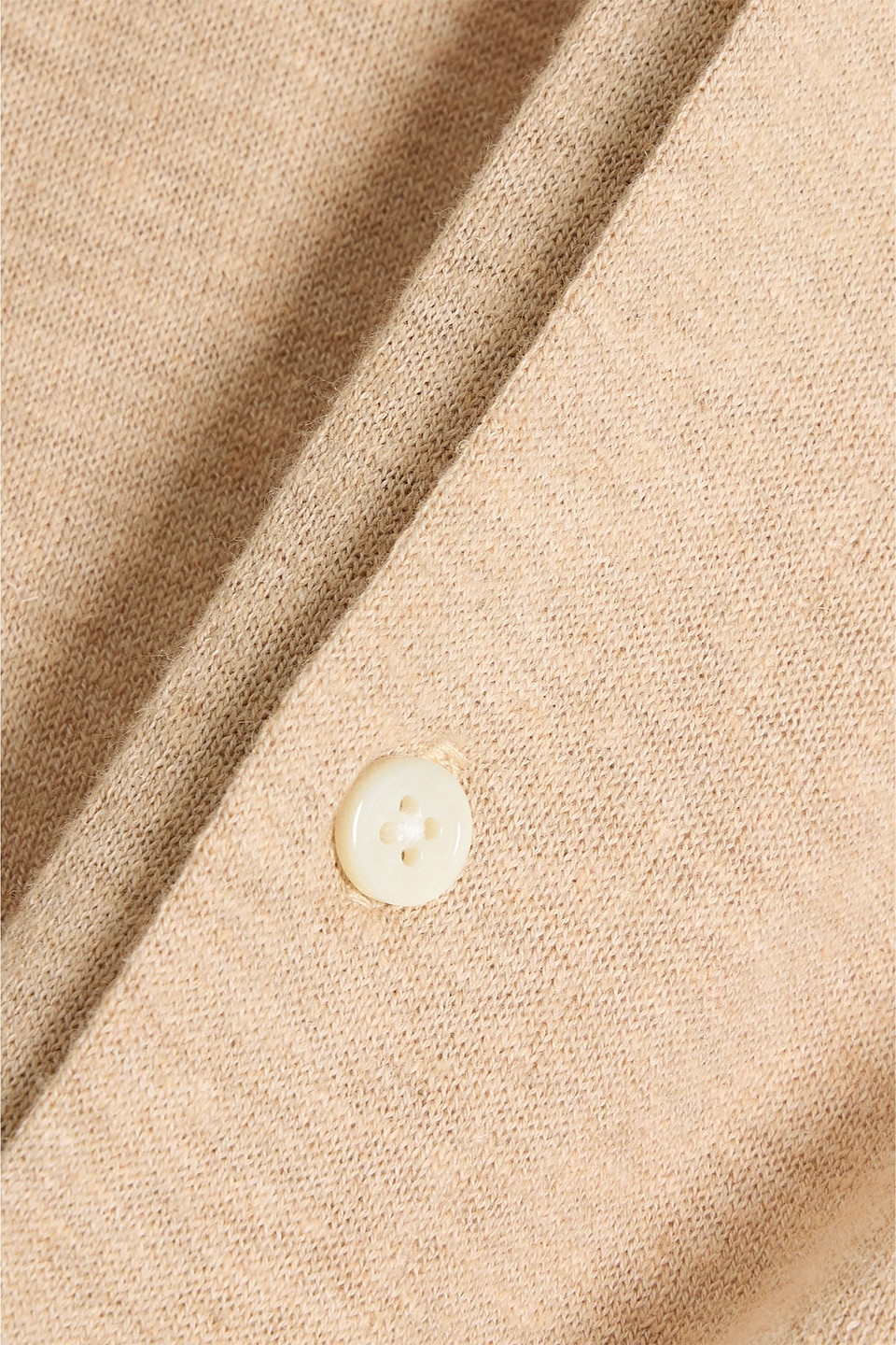 Alex Mill Aldrich Cotton And Hemp-blend Polo Shirt In Brown