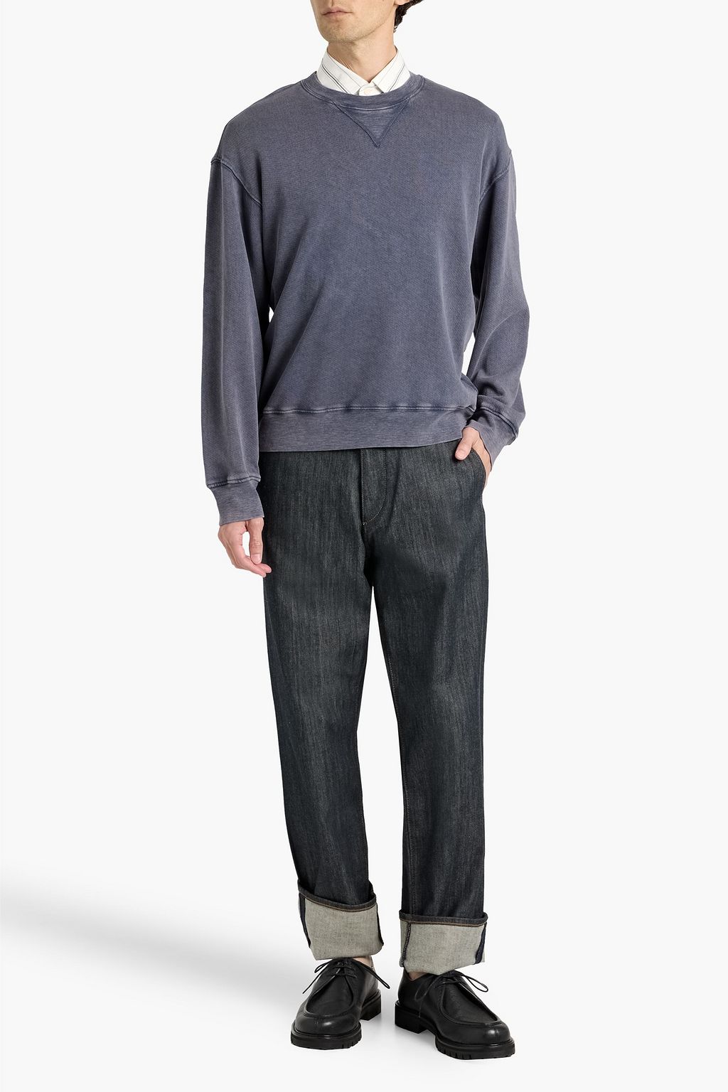 ALEX MILL Marlon French cotton-terry sweatshirt