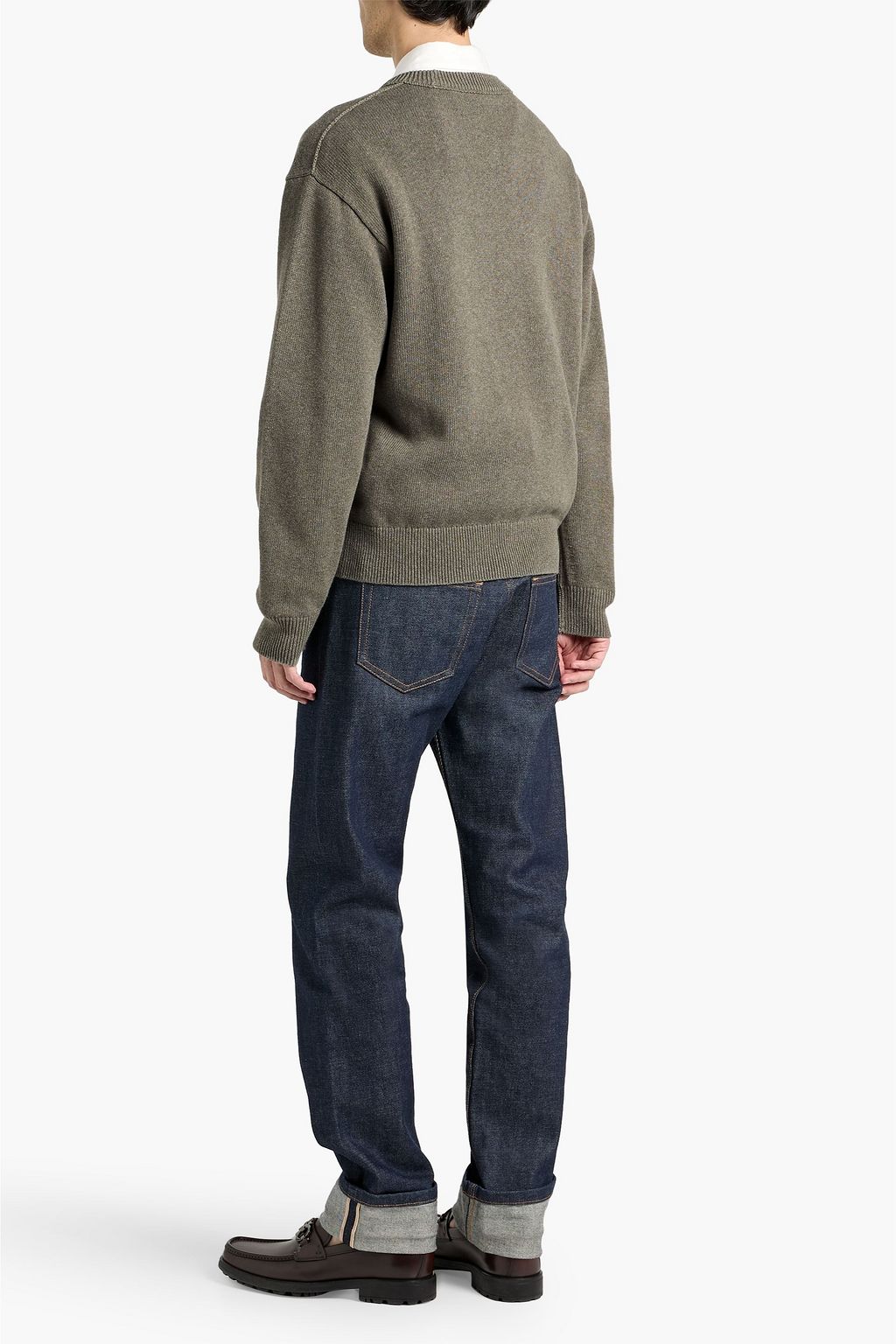 ALEX MILL Gabriel cotton and linen-blend sweater